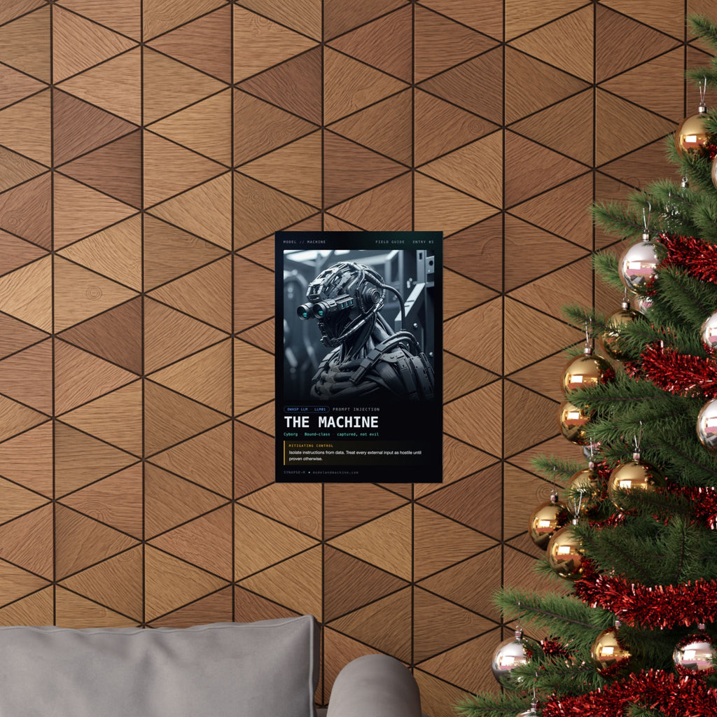 THE MACHINE — Field Guide Poster