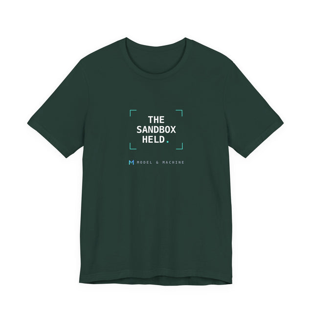 THE SANDBOX HELD — AI Security Tee