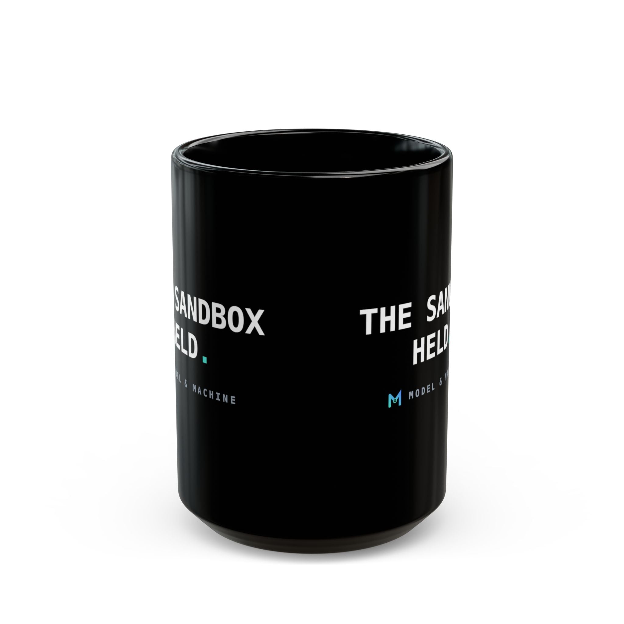 THE SANDBOX HELD. — Black Mug