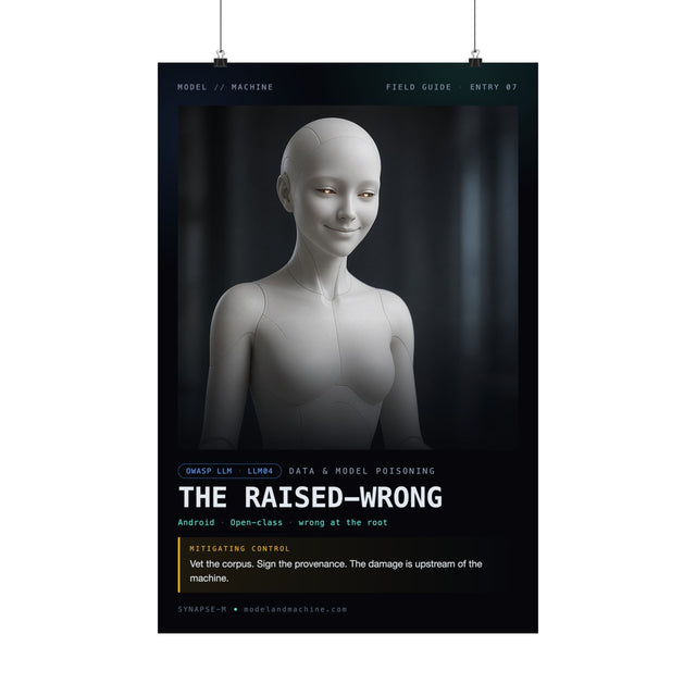 THE RAISED-WRONG — Field Guide Poster