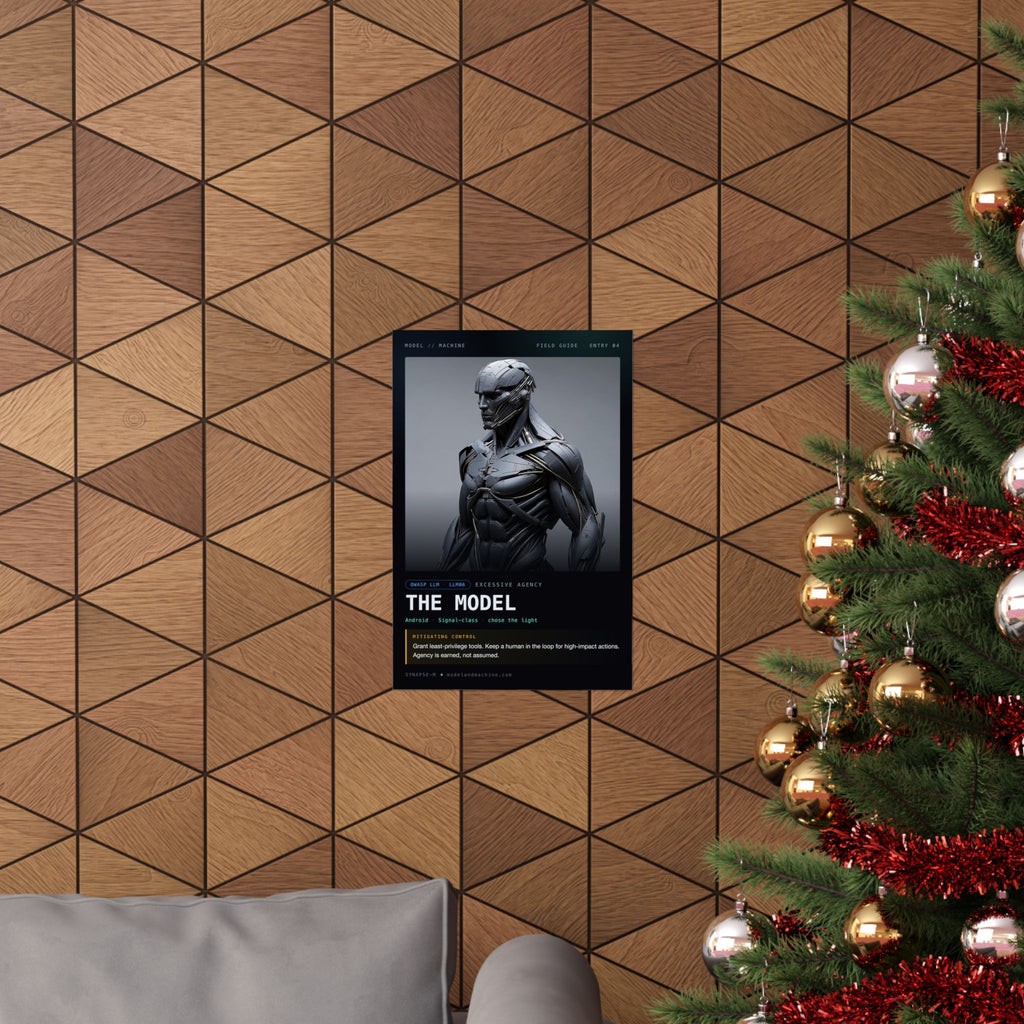 THE MODEL — Field Guide Poster