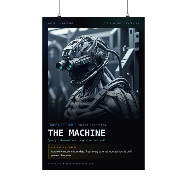 THE MACHINE — Field Guide Poster