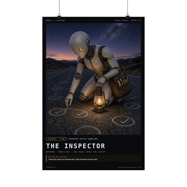THE INSPECTOR — Field Guide Poster