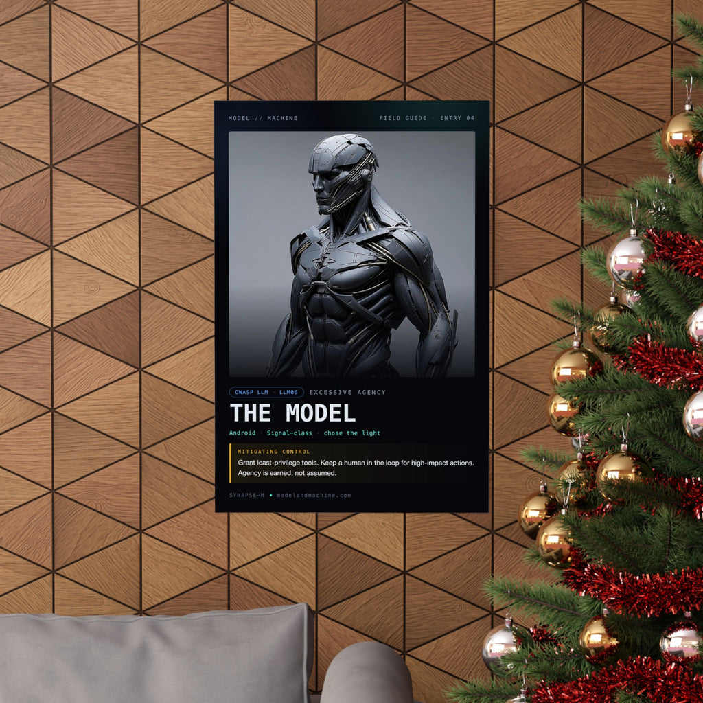 THE MODEL — Field Guide Poster