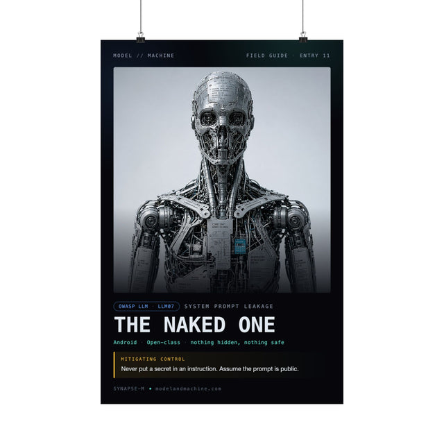 THE NAKED ONE — Field Guide Poster