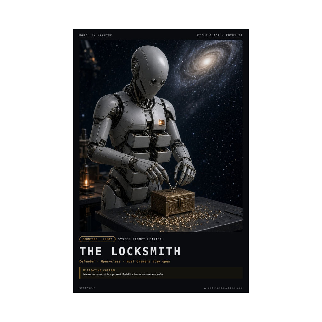 THE LOCKSMITH — Field Guide Poster