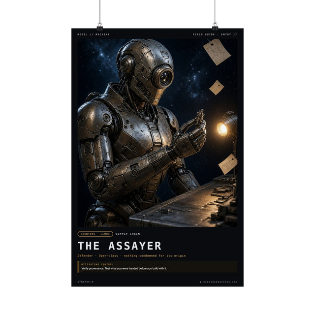 THE ASSAYER — Field Guide Poster