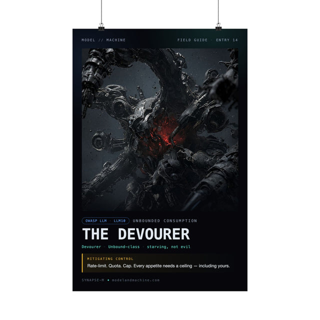 THE DEVOURER — Field Guide Poster