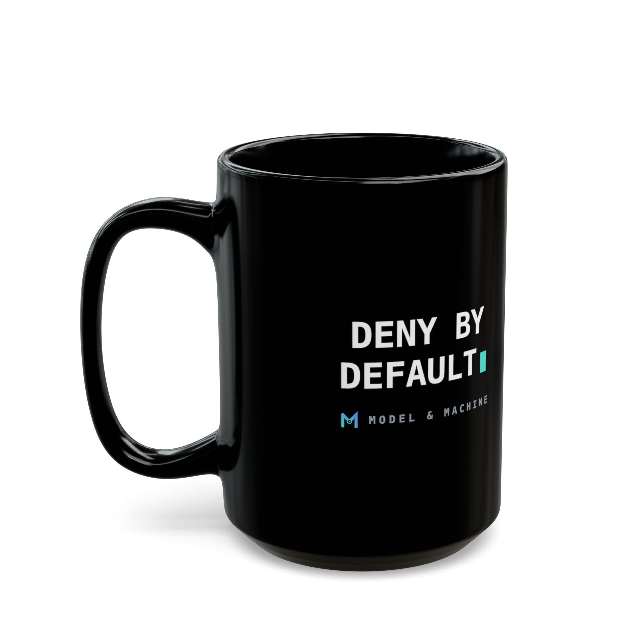 DENY BY DEFAULT — Black Mug