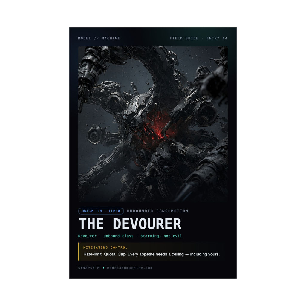 THE DEVOURER — Field Guide Poster