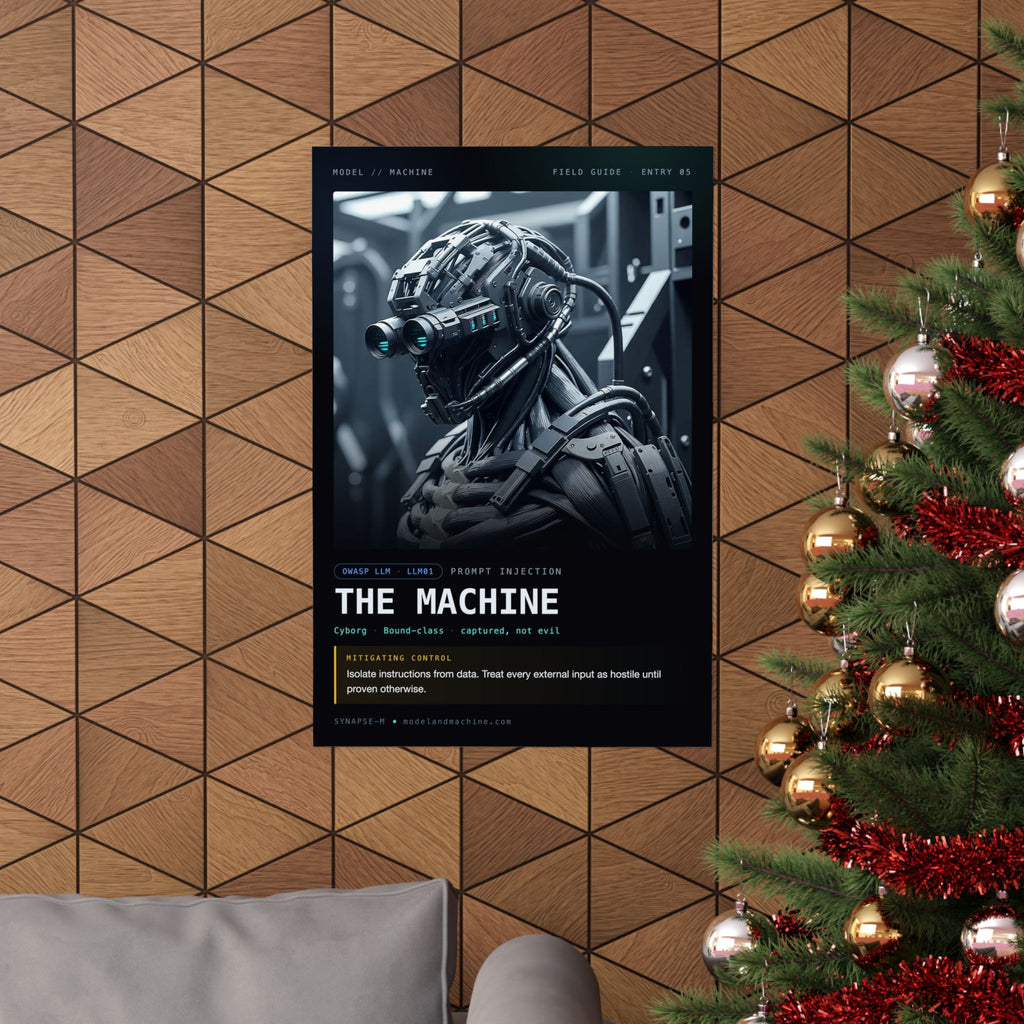 THE MACHINE — Field Guide Poster