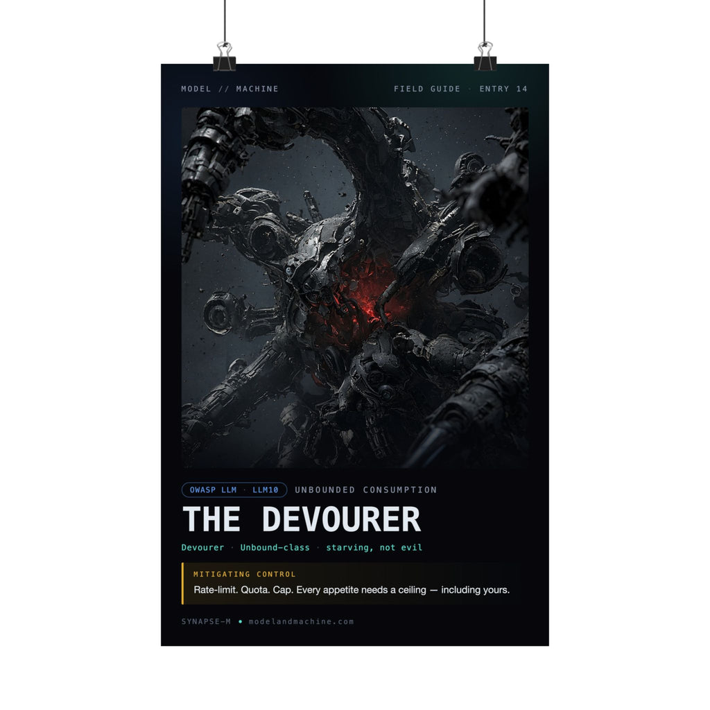 THE DEVOURER — Field Guide Poster