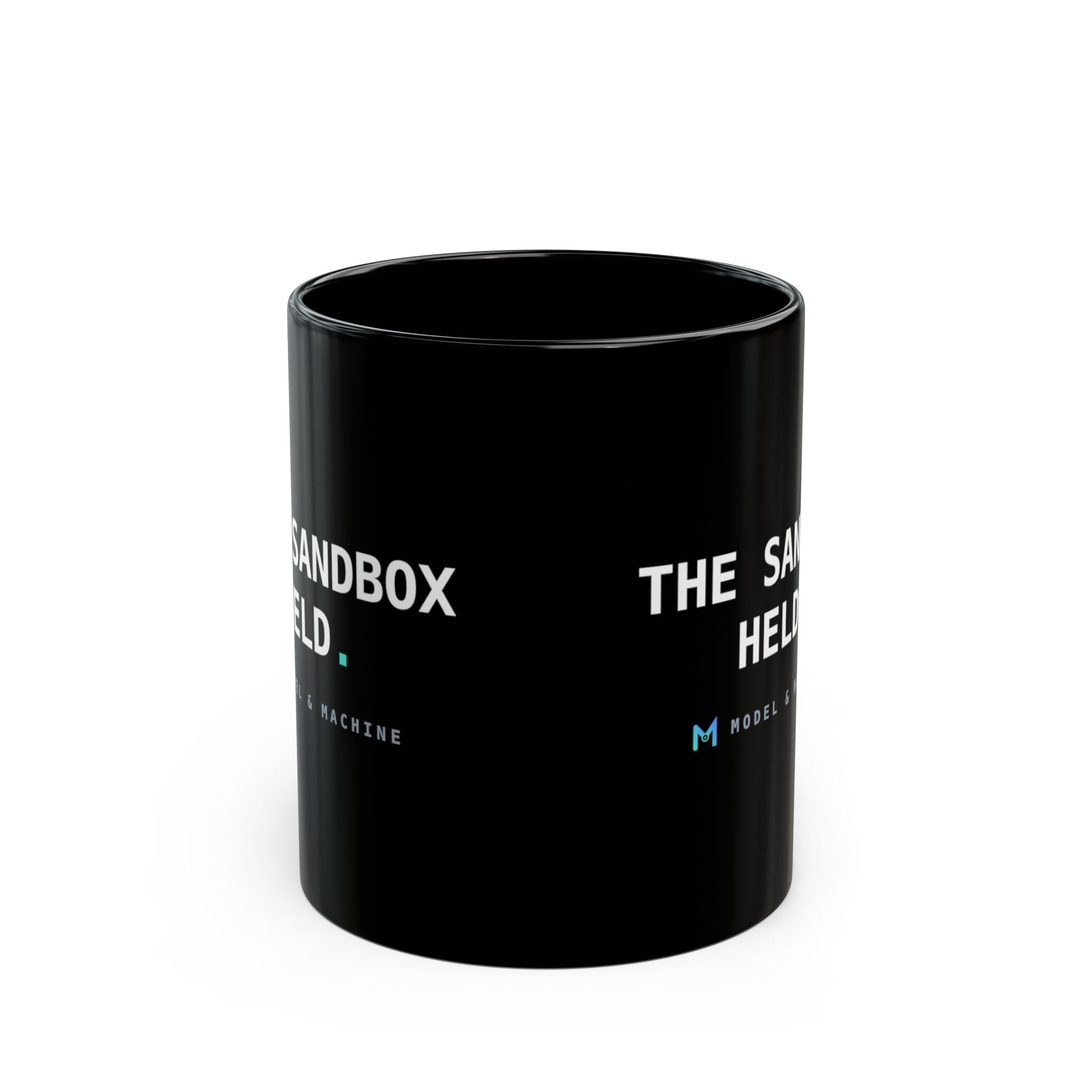 THE SANDBOX HELD. — Black Mug