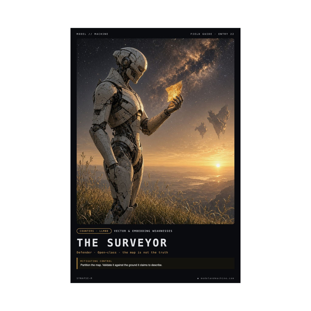 THE SURVEYOR — Field Guide Poster