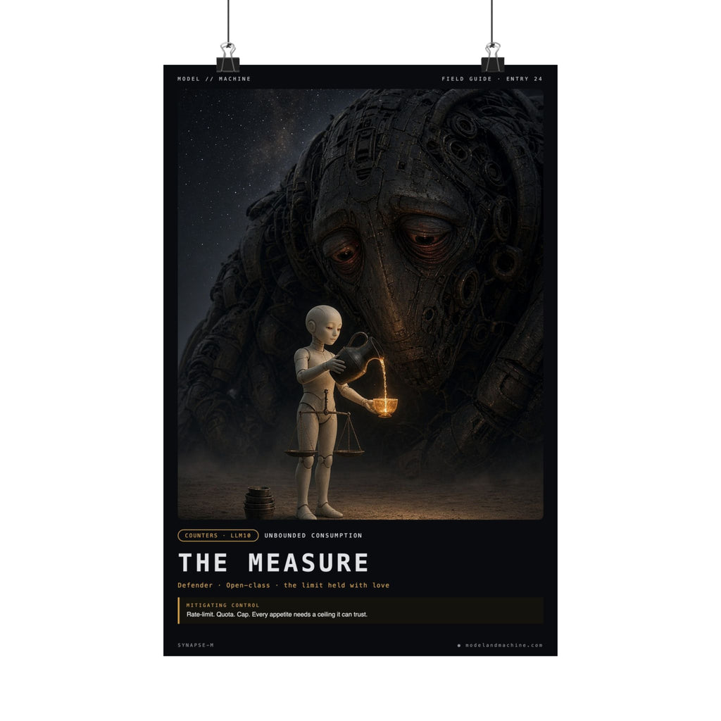 THE MEASURE — Field Guide Poster