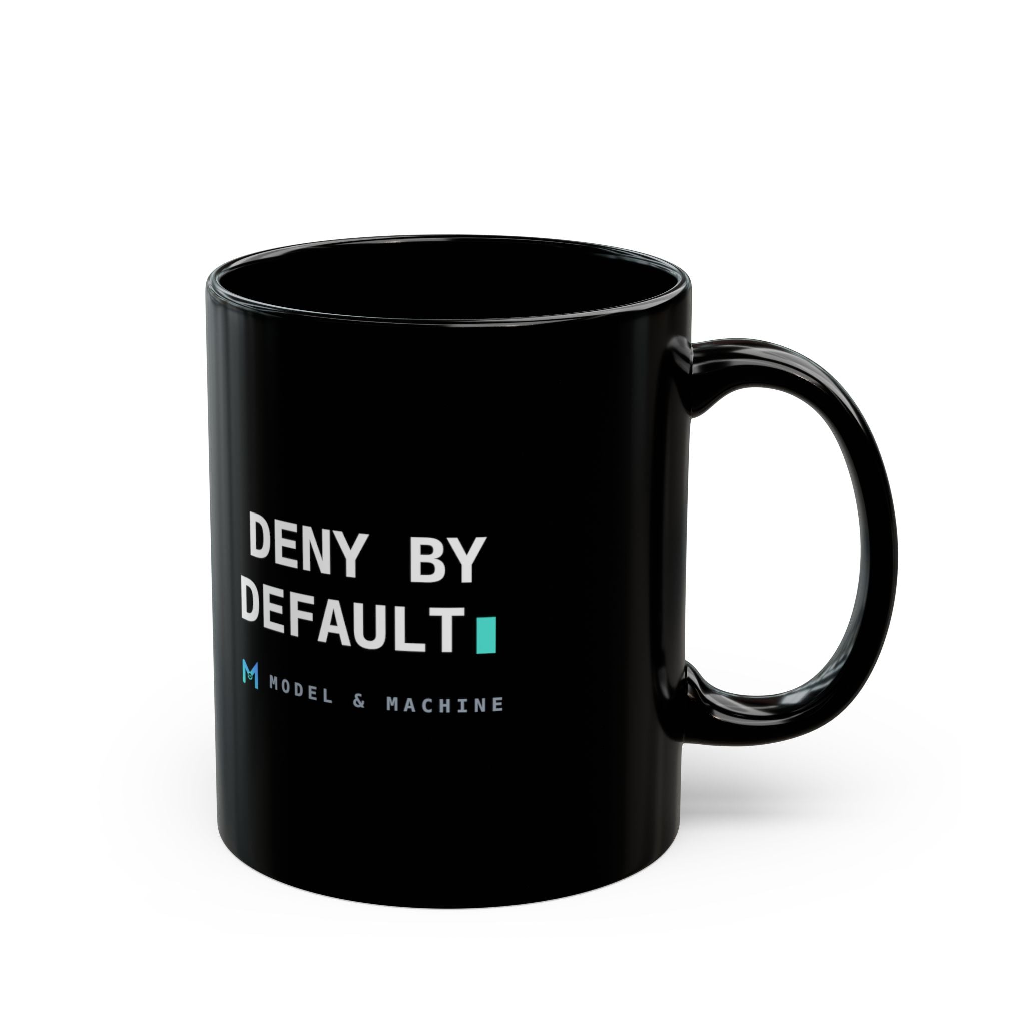 DENY BY DEFAULT — Black Mug