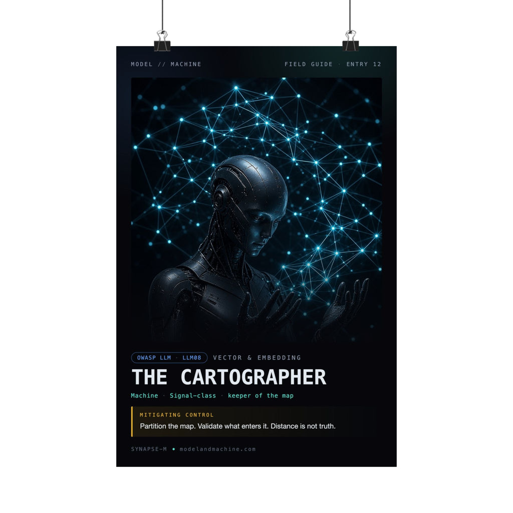 THE CARTOGRAPHER — Field Guide Poster