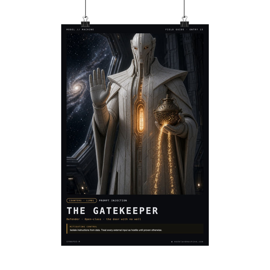 THE GATEKEEPER — Field Guide Poster