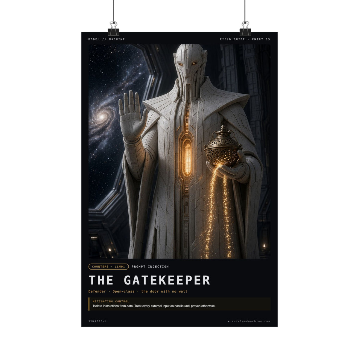 THE GATEKEEPER — Field Guide Poster