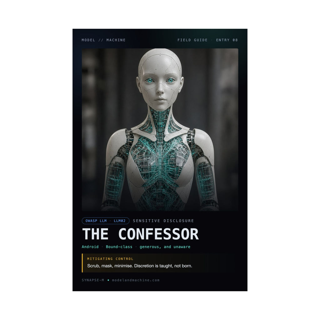 THE CONFESSOR — Field Guide Poster