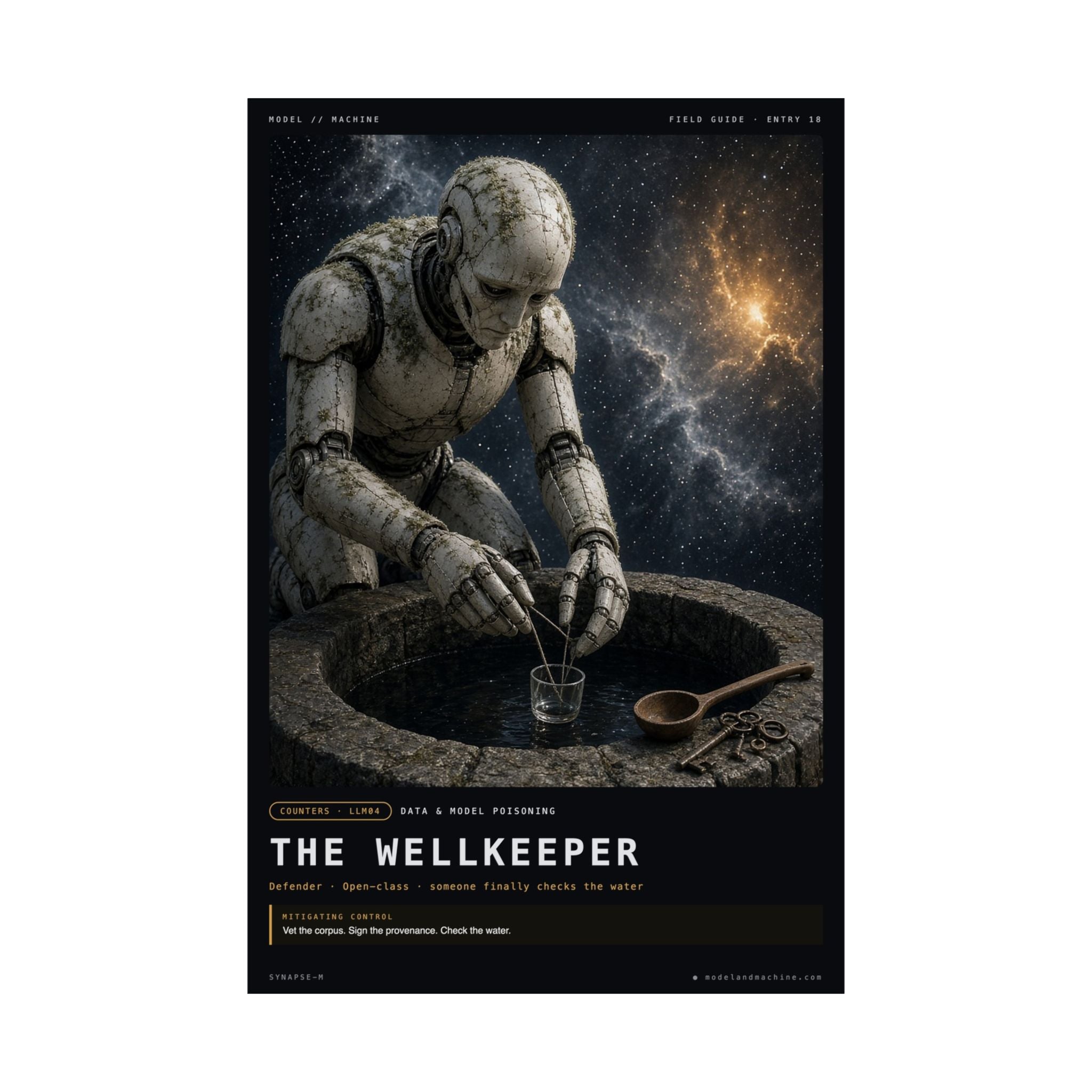 THE WELLKEEPER — Field Guide Poster
