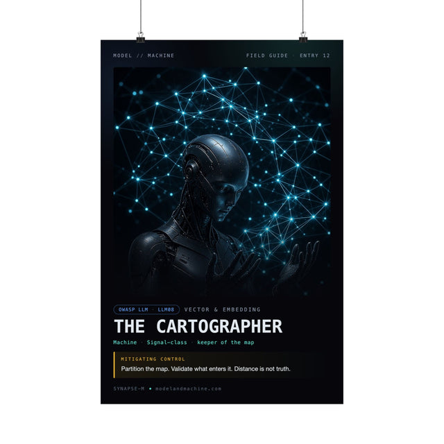 THE CARTOGRAPHER — Field Guide Poster