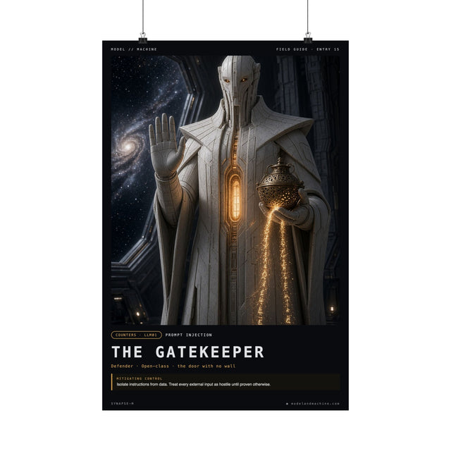 THE GATEKEEPER — Field Guide Poster