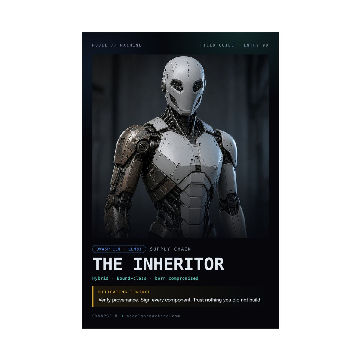 THE INHERITOR — Field Guide Poster