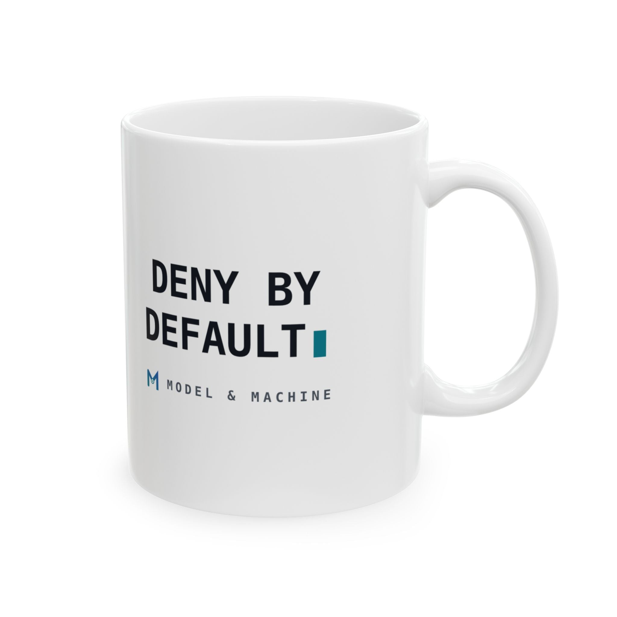 DENY BY DEFAULT — White Mug