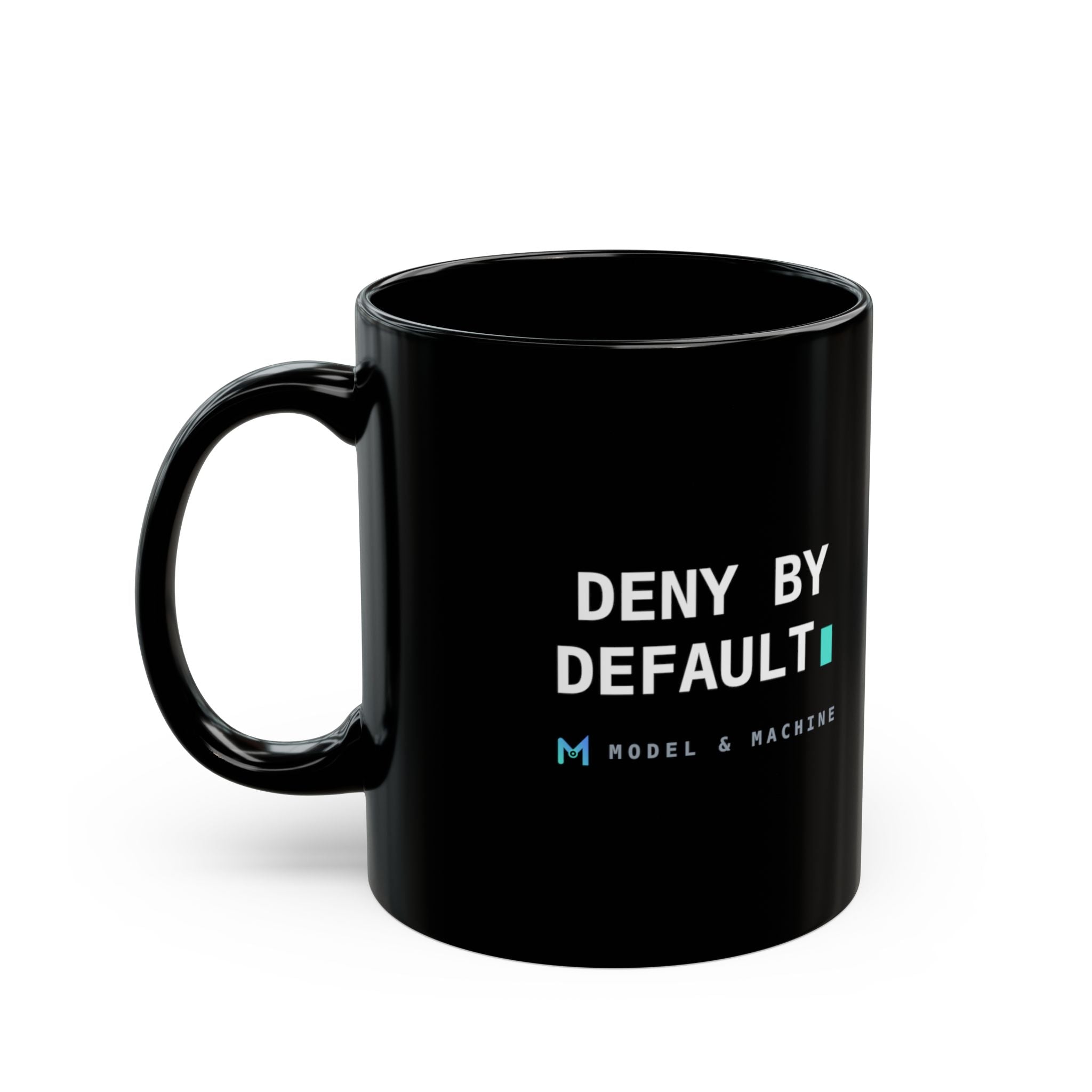 DENY BY DEFAULT — Black Mug