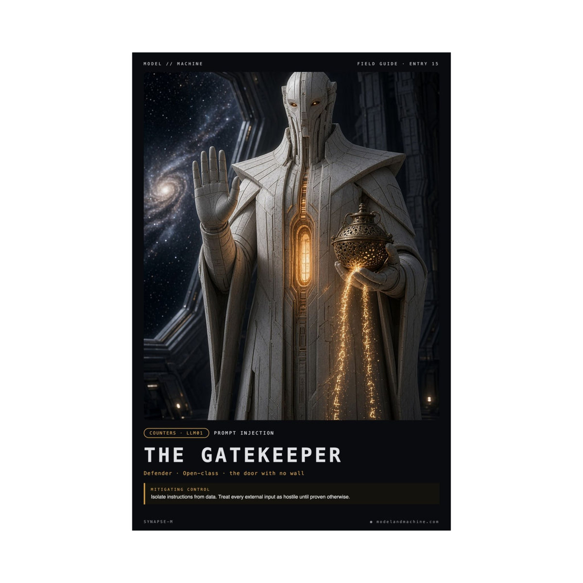 THE GATEKEEPER — Field Guide Poster
