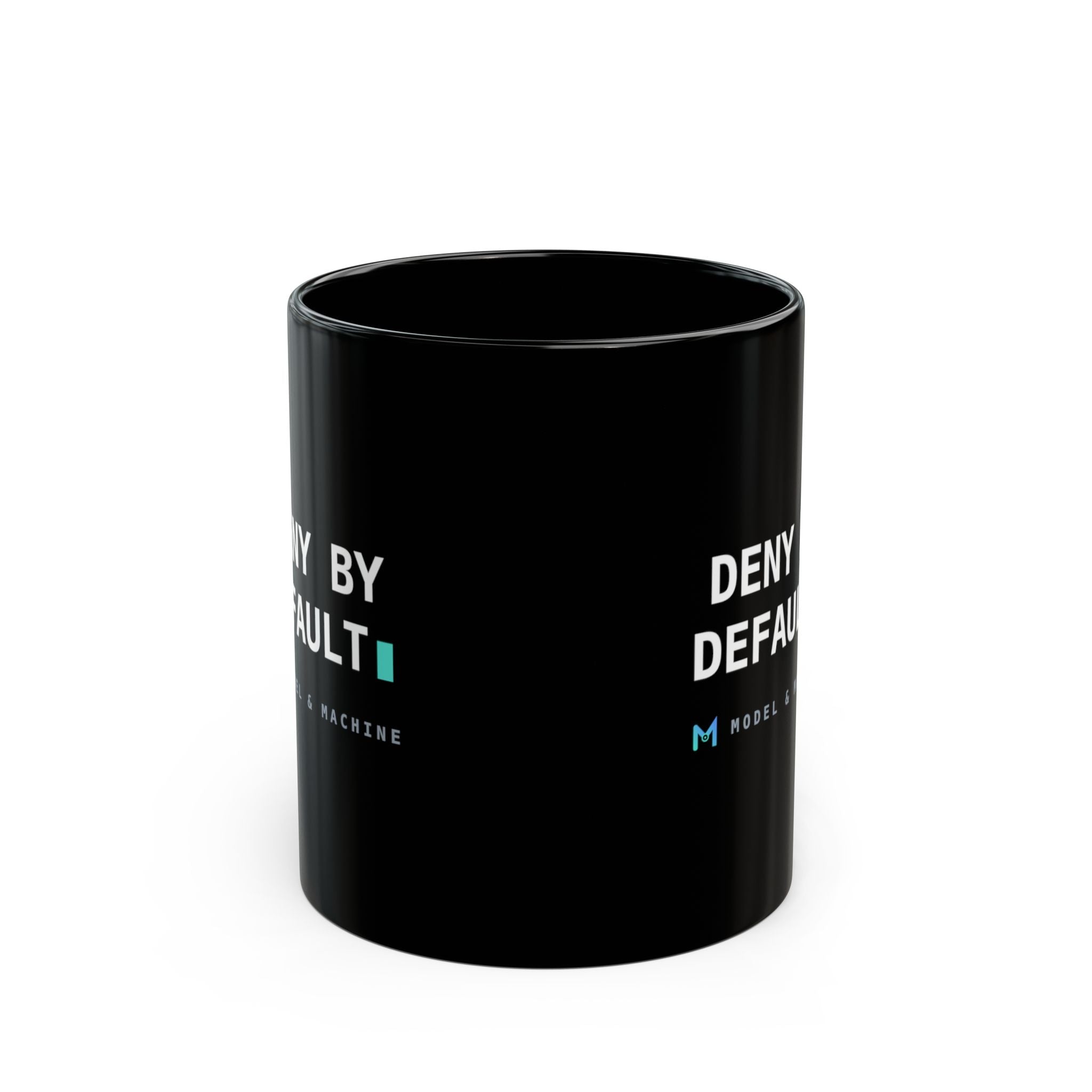 DENY BY DEFAULT — Black Mug