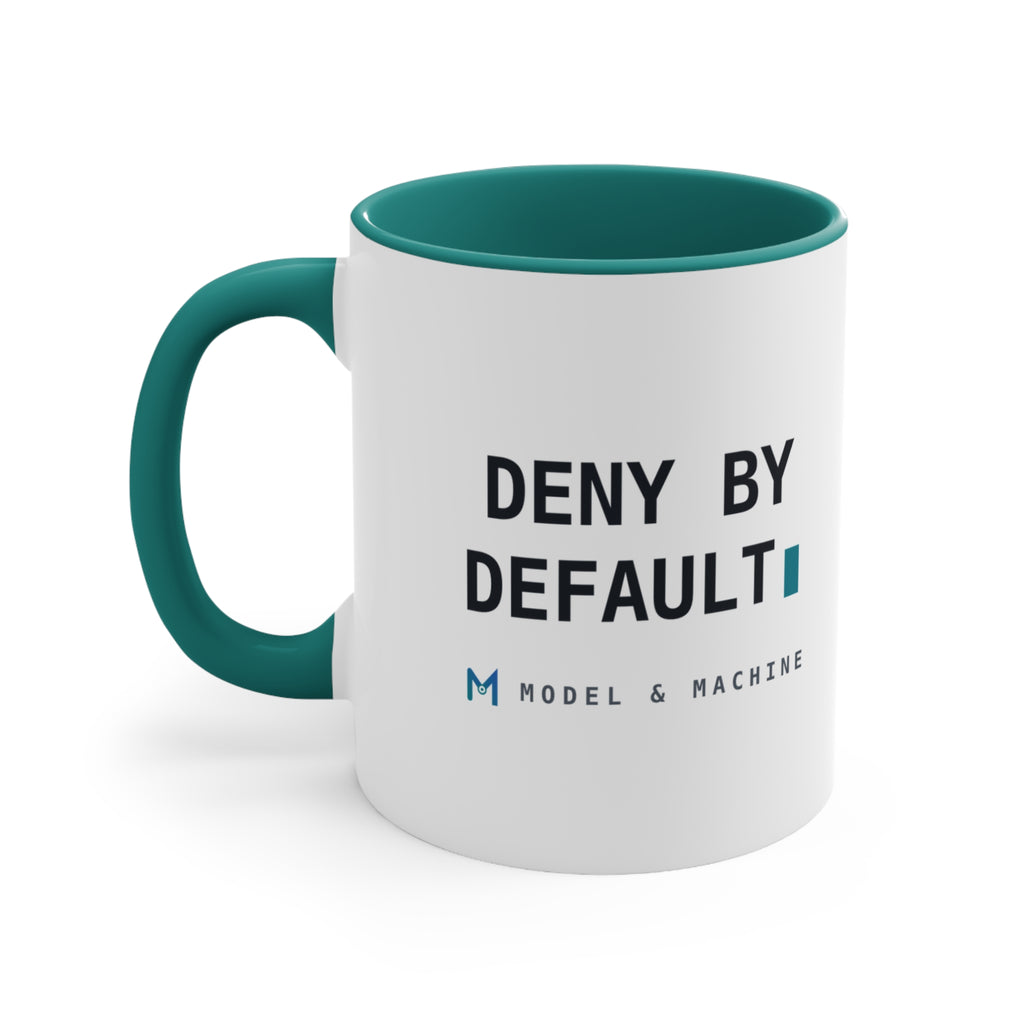 DENY BY DEFAULT — Accent Mug