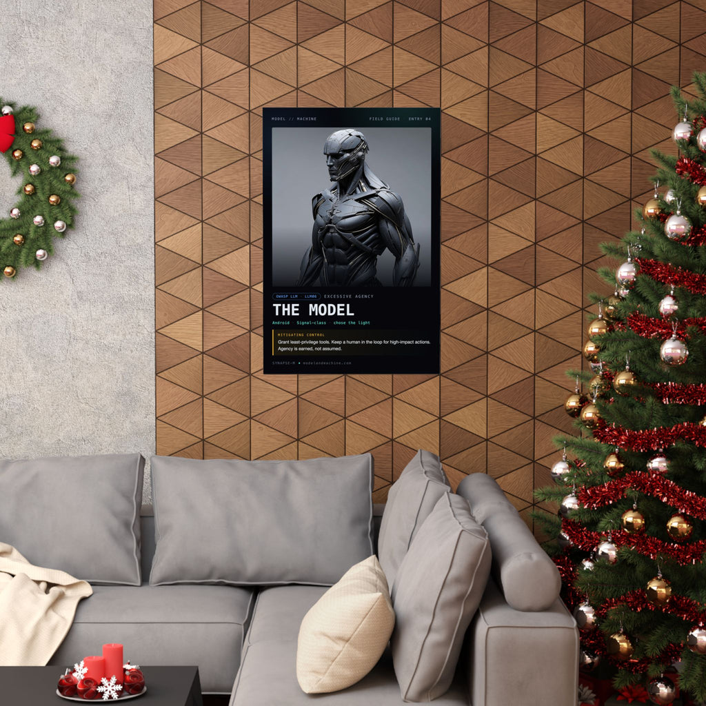 THE MODEL — Field Guide Poster
