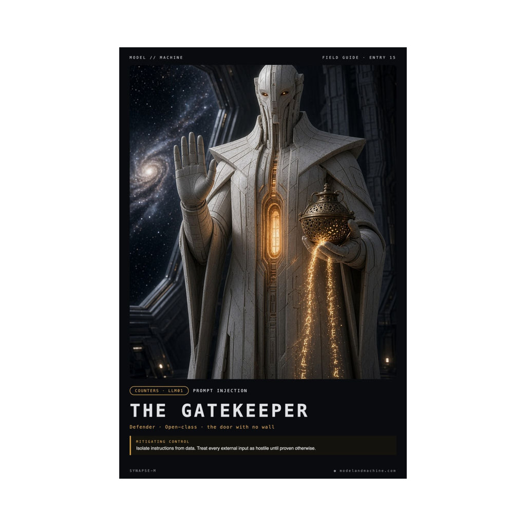 THE GATEKEEPER — Field Guide Poster
