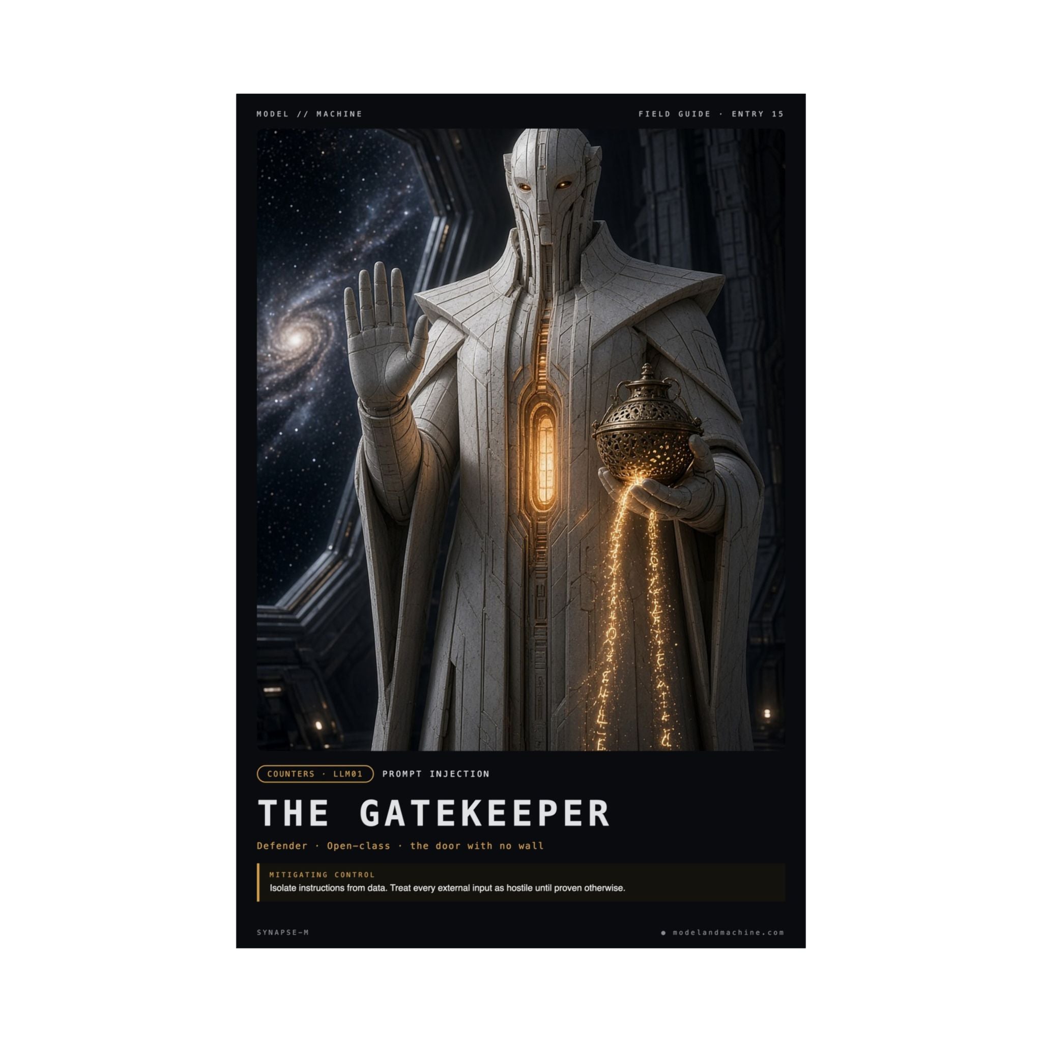 THE GATEKEEPER — Field Guide Poster