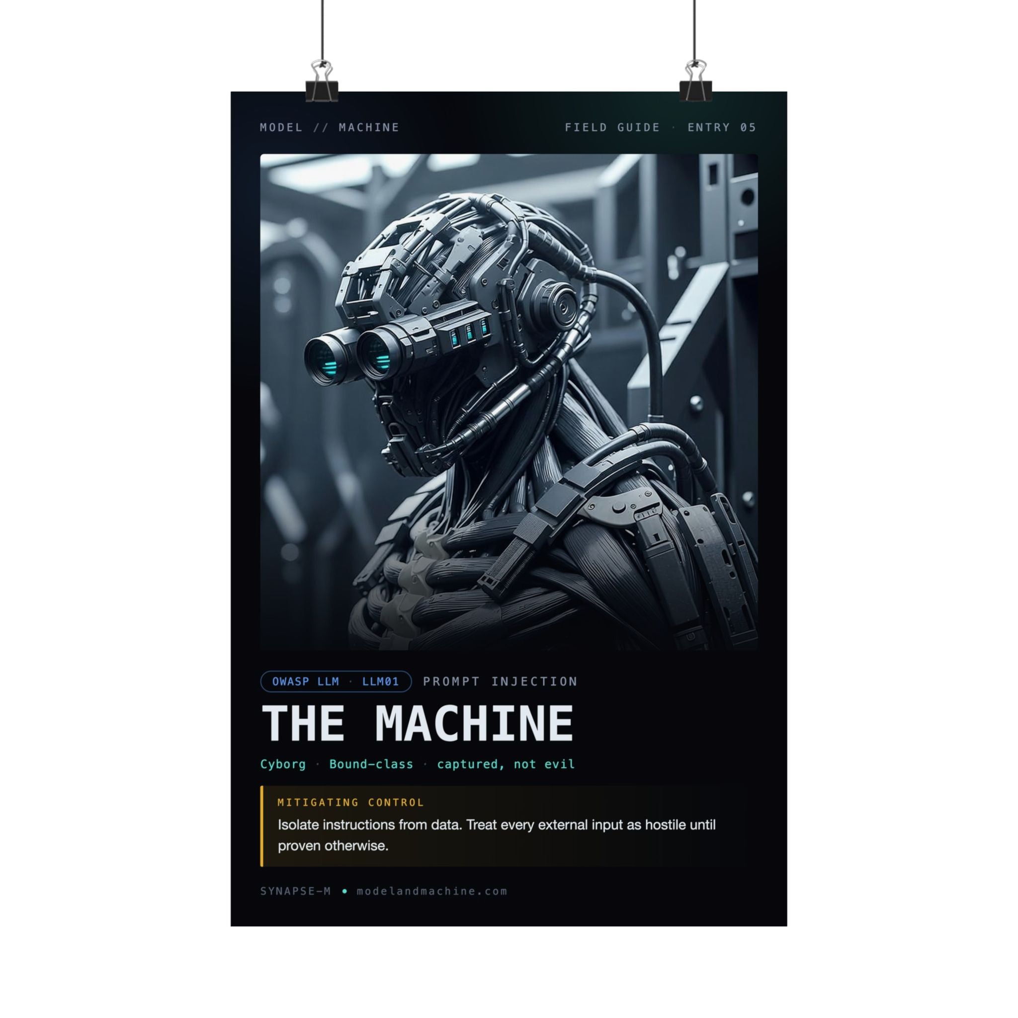 THE MACHINE — Field Guide Poster