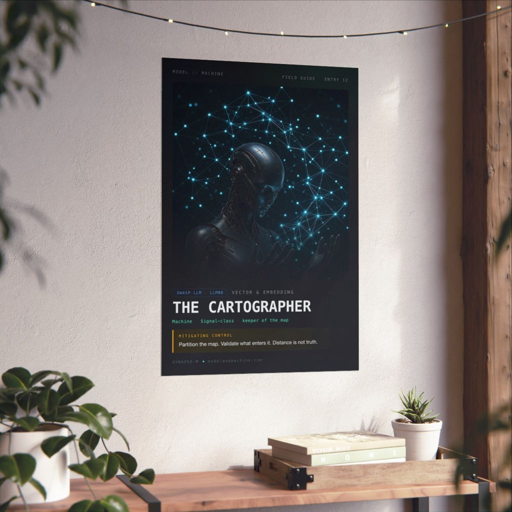 Cartographer poster in situ