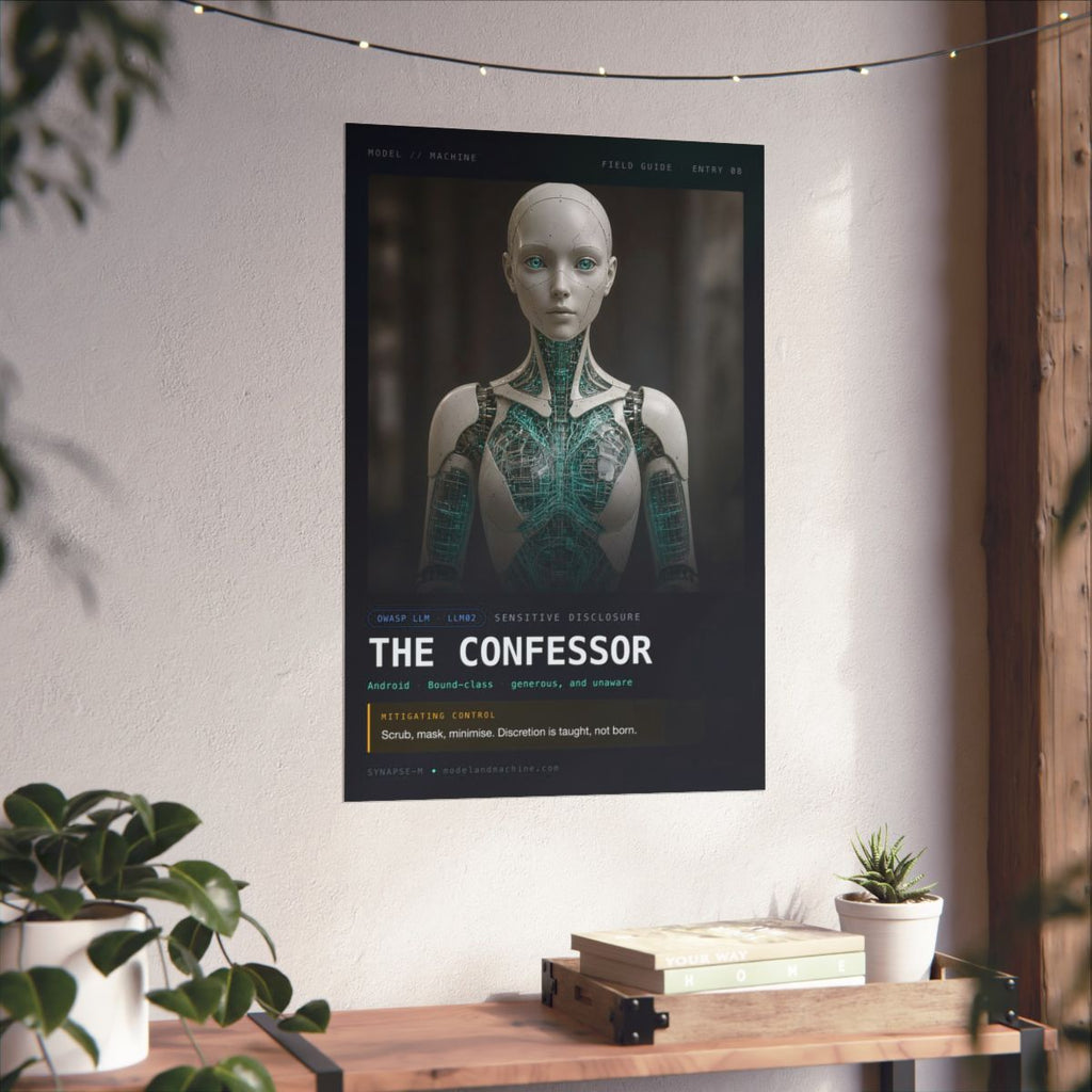 Confessor poster in situ