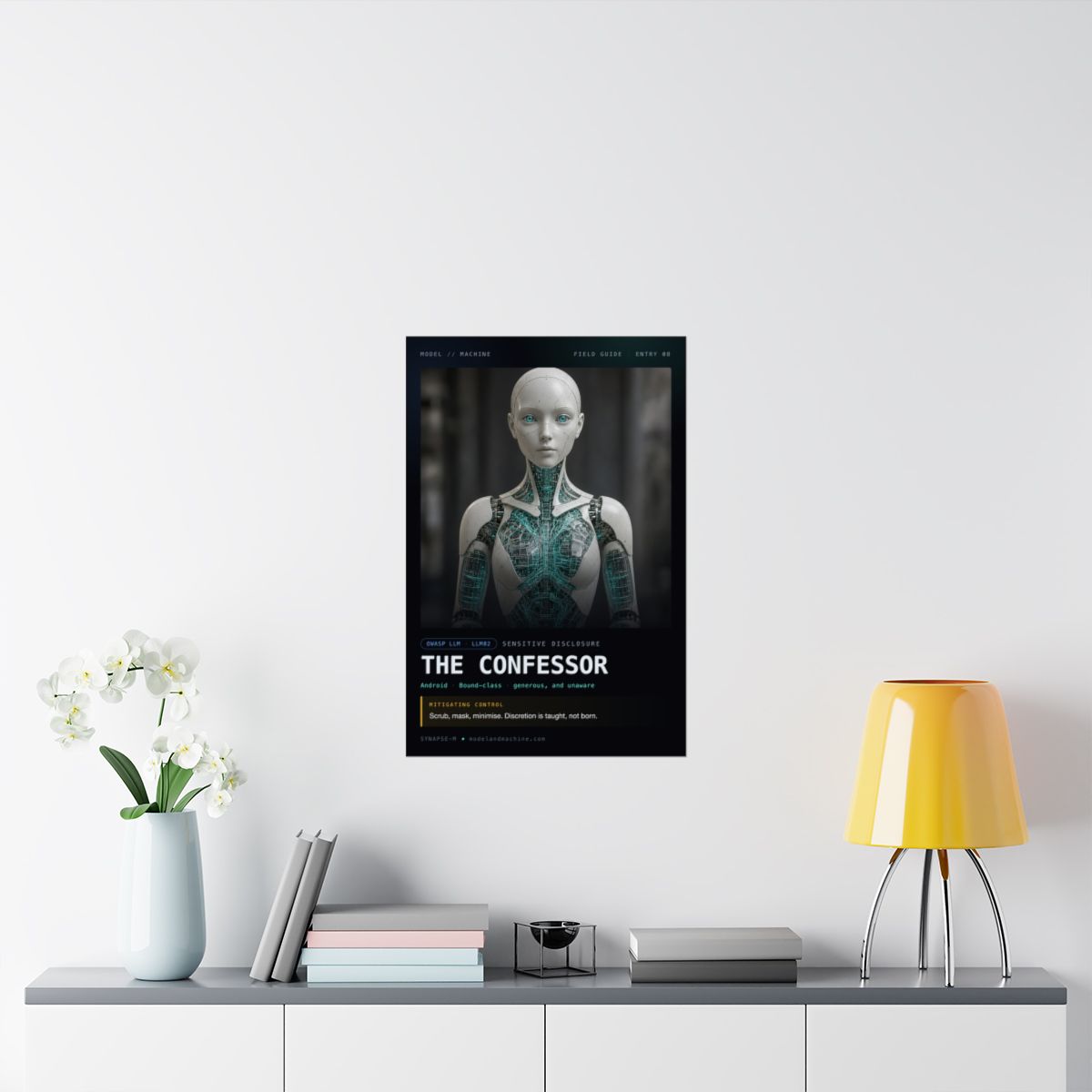 Confessor poster in situ