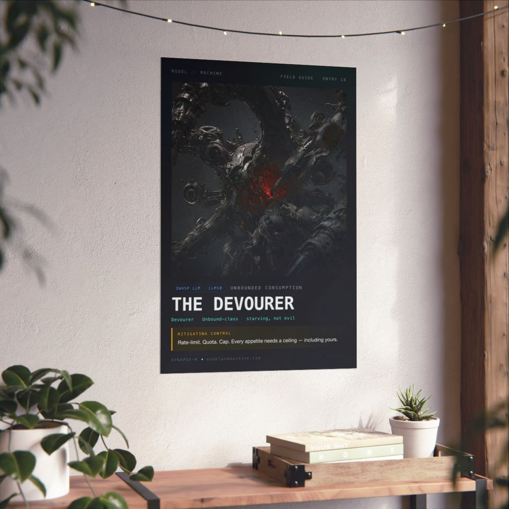 Devourer poster in situ