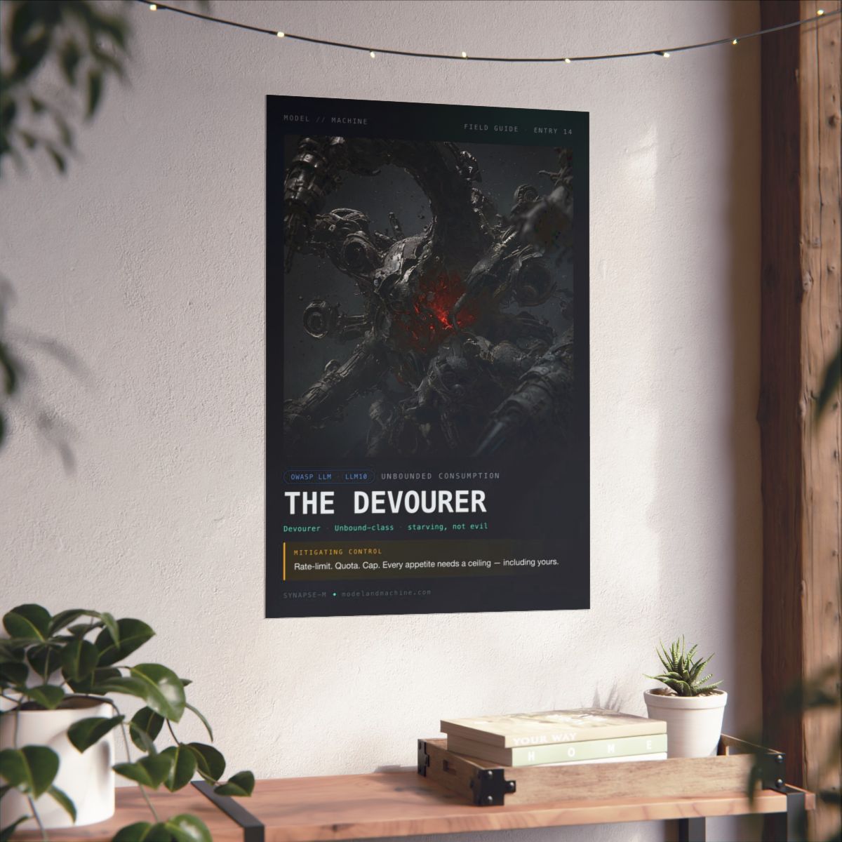 Devourer poster in situ