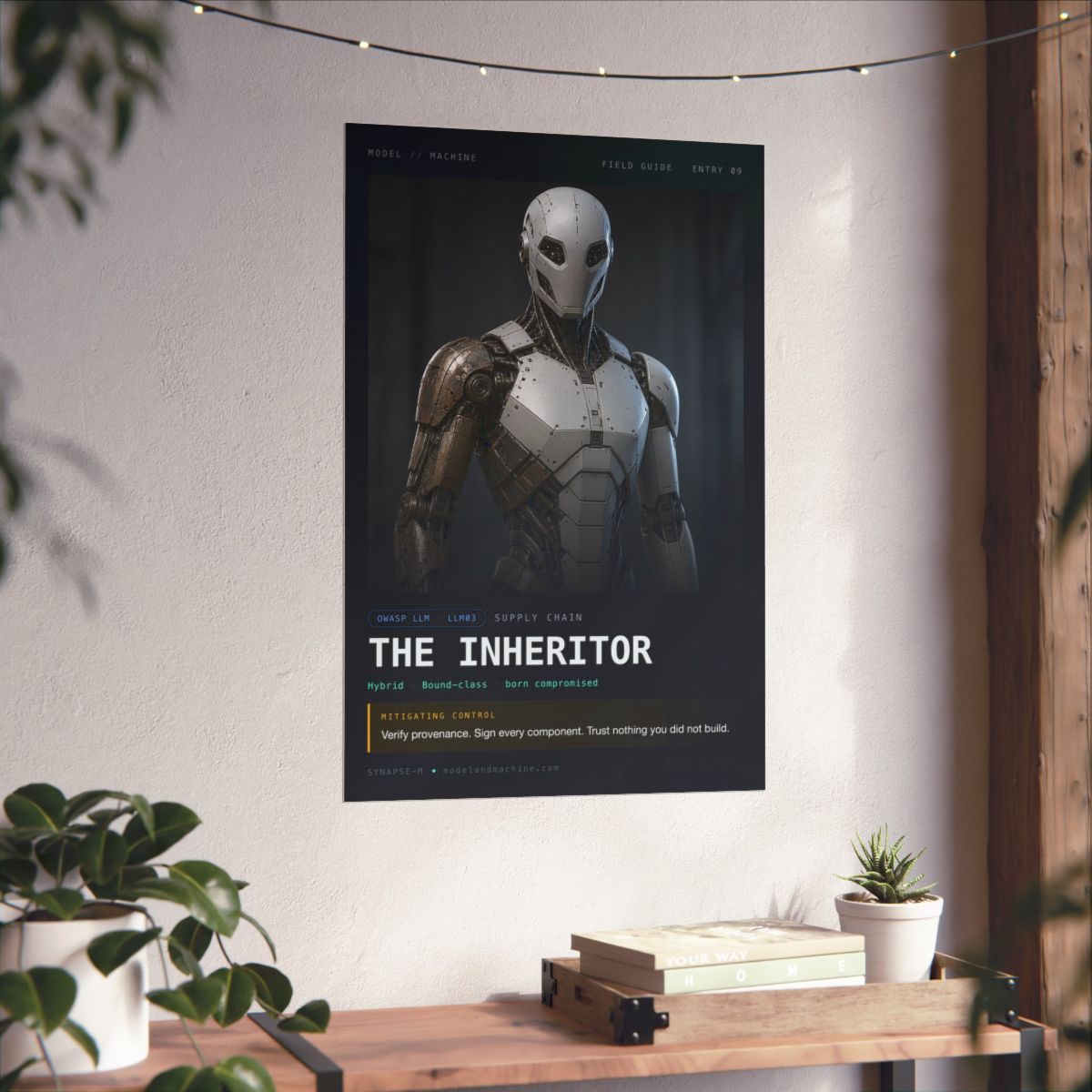 Inheritor poster in situ