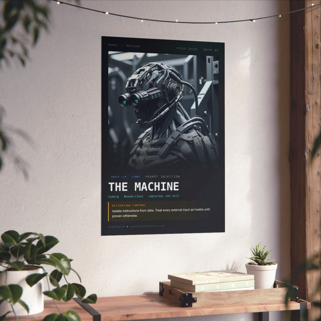 Machine poster in situ