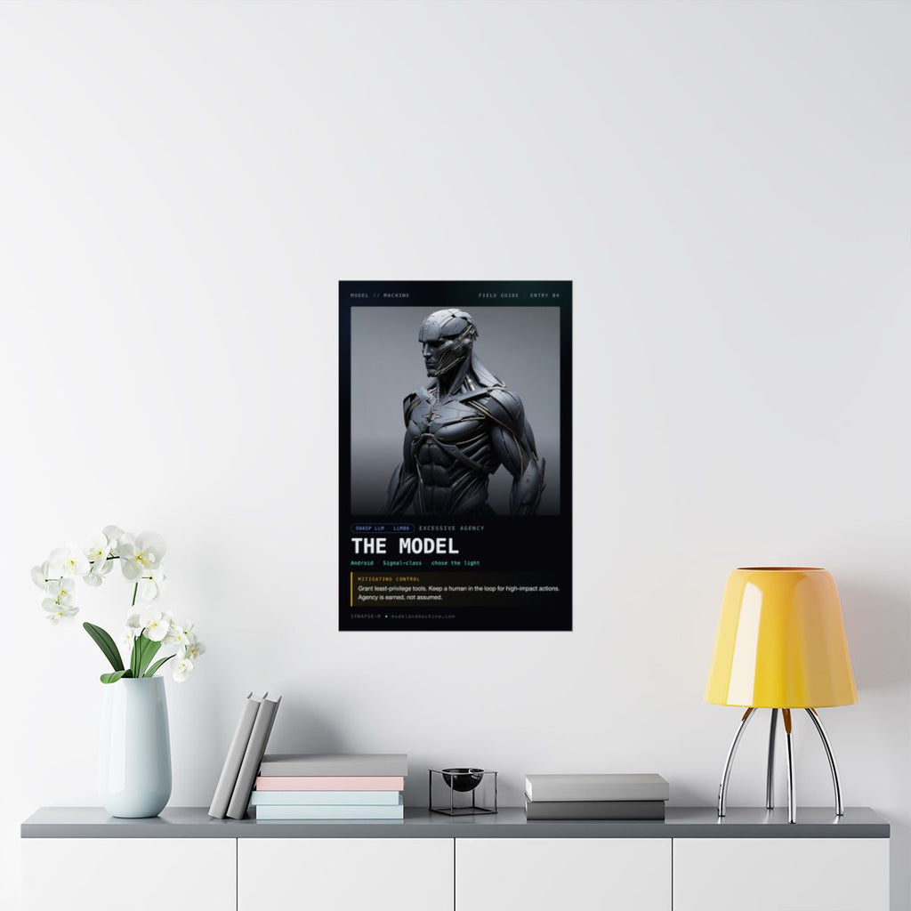 Model poster in situ