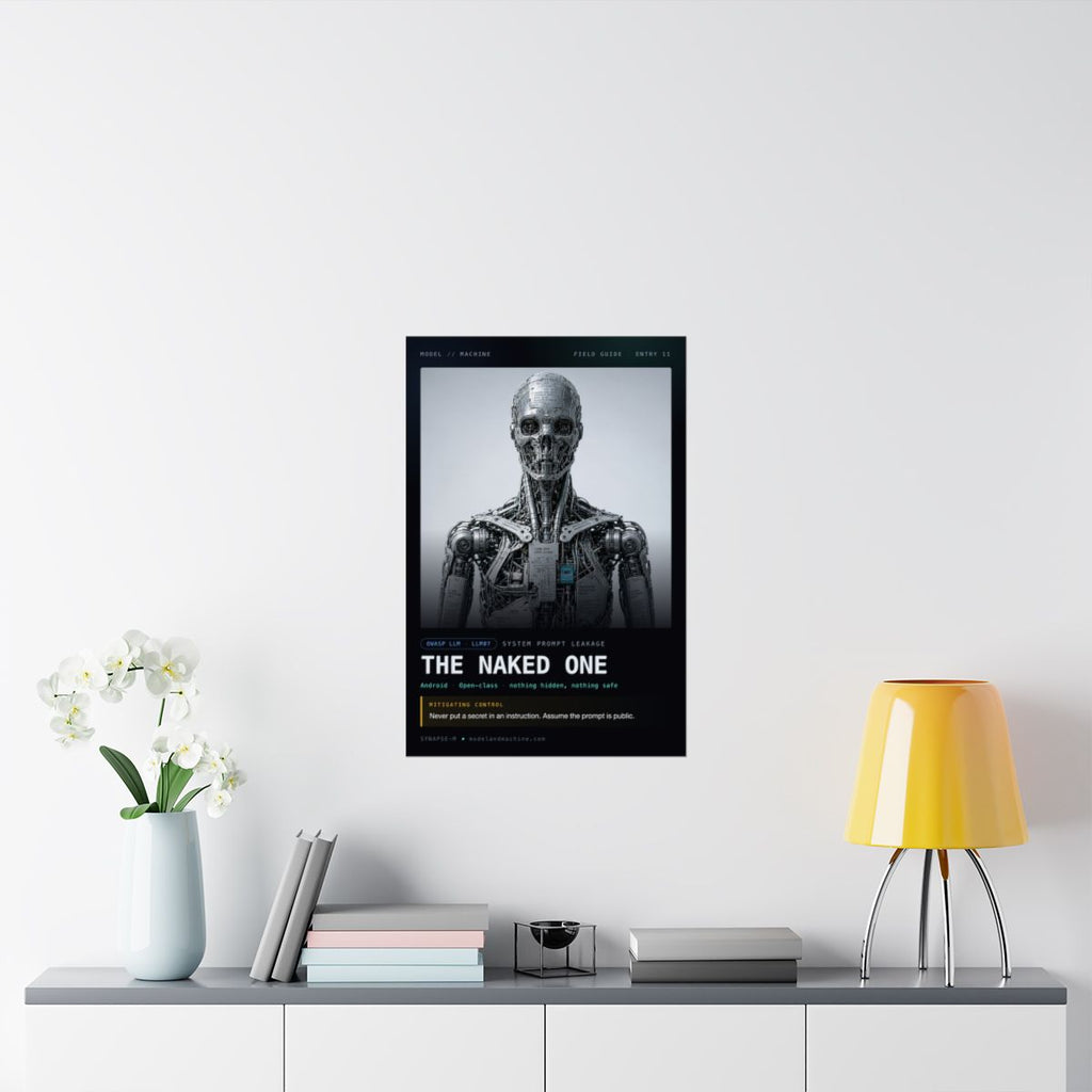 Naked One poster in situ