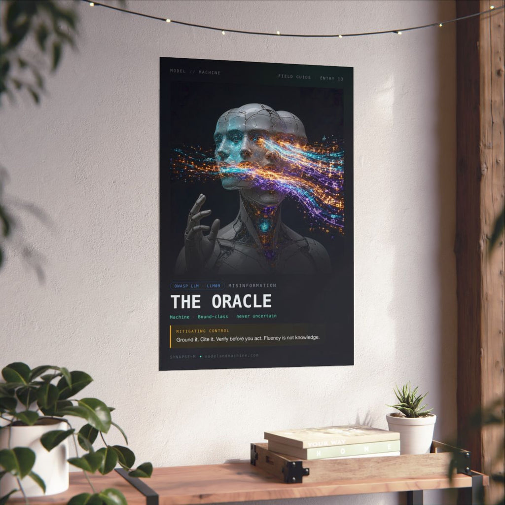 Oracle poster in situ