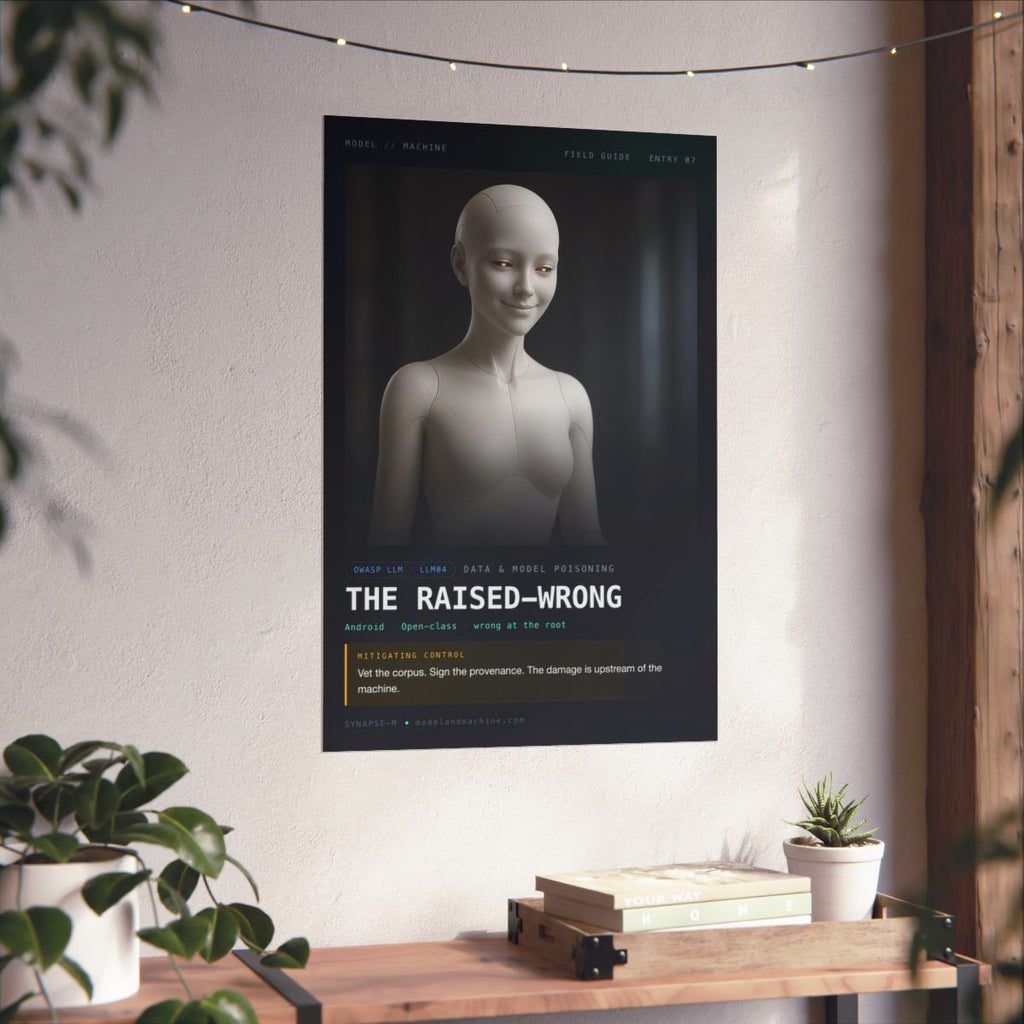 Raised-Wrong poster in situ