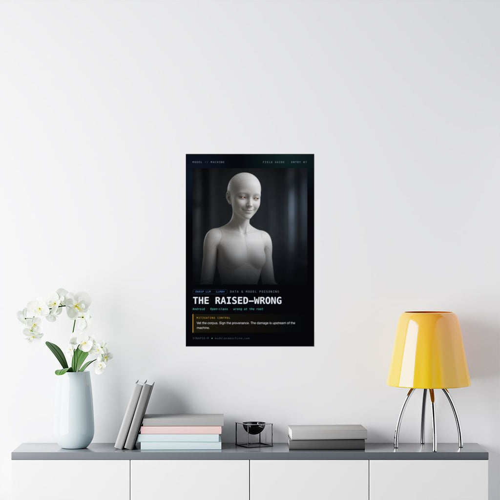Raised-Wrong poster in situ
