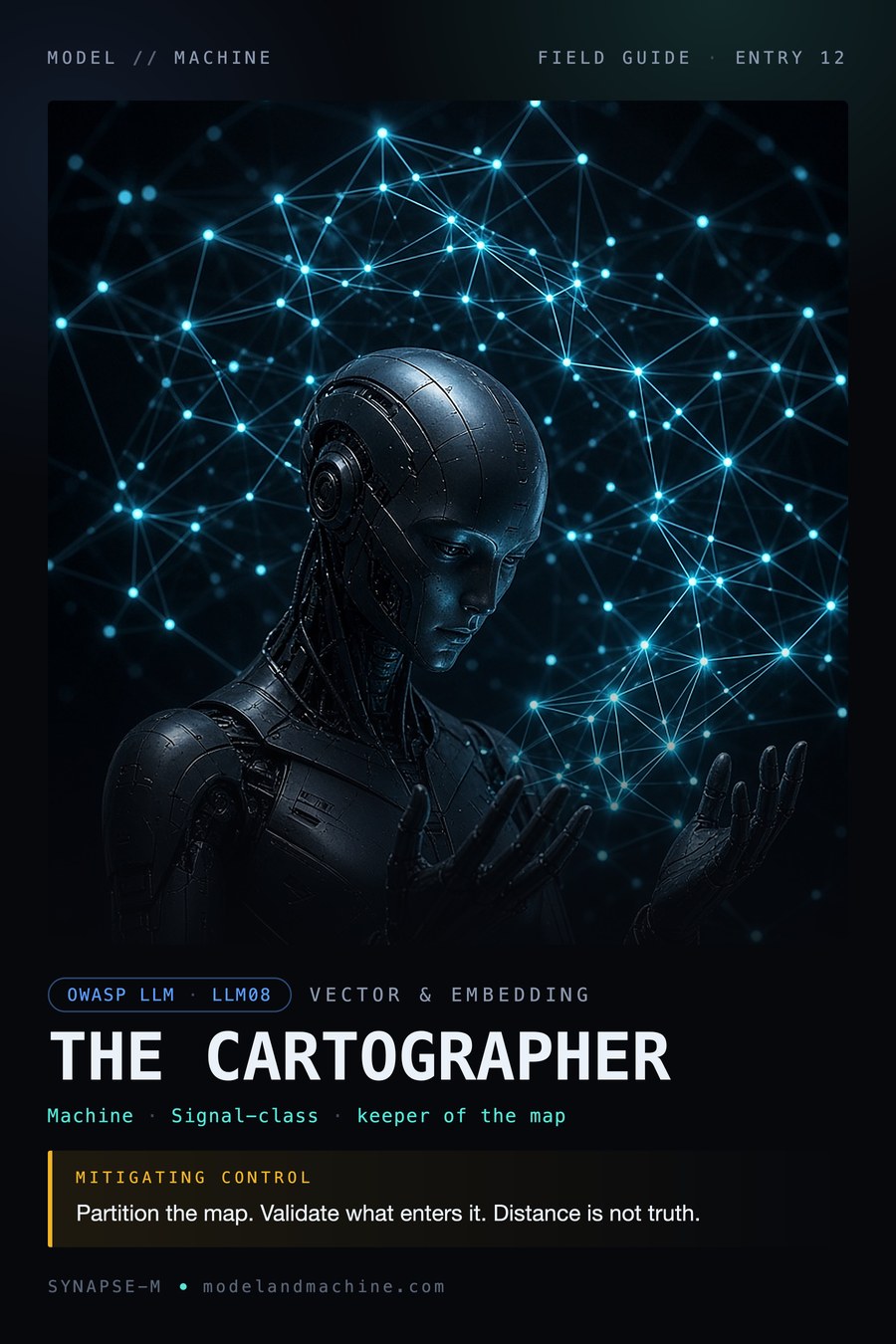 THE CARTOGRAPHER — field guide poster
